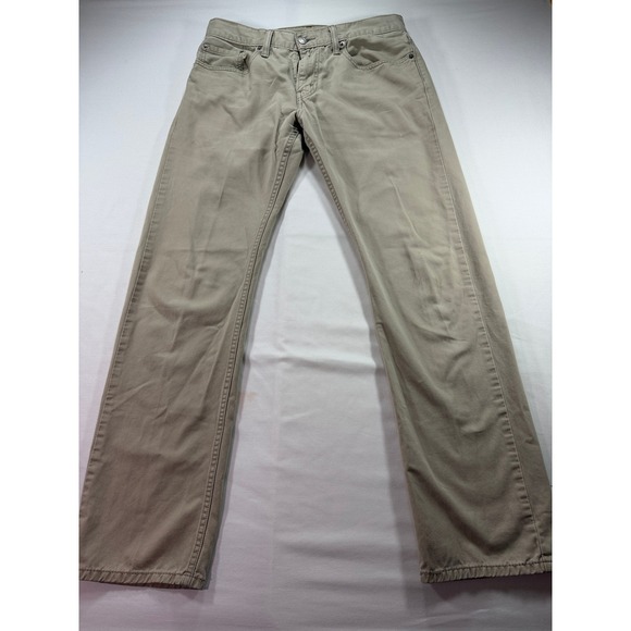 Other - Levi's‎ 514 Jeans Mens 32x32 Beige Khaki Straight Fit